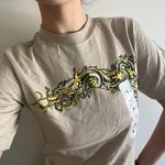 Utility Beige Dragon Tee NWT Y2K Photo 1