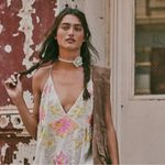 Free People  Bohemian Beachy Crochet Flower 70s Olympus Choker NWT Blush Sienna Photo 9