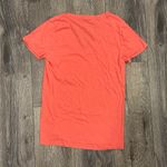 J.Crew  Vintage Coral Pink Cotton V-Neck Tee, Size Medium Photo 2