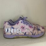 Nobull  Outwork Training Shoes Womens Size 8 Floral Watercolor Purple Lilac Photo 1