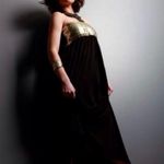 Festival Girl gold maxi dress black Size M Photo 7