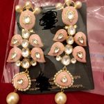 Gorgeous Pink Meenakari Indian Jewelry Set Photo 1