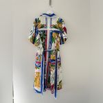 Farm Rio  Off White Tropical Destination Midi Dress S Photo 5