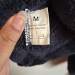 Zaful Black Teddy Jacket Plush Zip-Up Style Photo 6