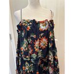 easel  Los Angeles Women's Floral Tiered Dress M Multicolor Summer Short Photo 1