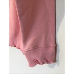 Topshop  Coral Salmon Ruffle Ribbed Neck‎ Trim Sweatshirt Womens 4-6 NEW NWT Photo 1