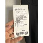 Lululemon Base Pace HR Crop 23” Size 2 Nulu, Running, Yoga, Lightweight Black Photo 3