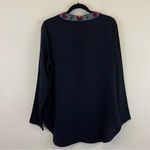 Ralph Lauren Lauren  Beaded Crewneck Long Sleeve Blouse Size‎ Large Photo 8