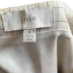 Joie  Porcelain Botan Plaid Ruffle Asymmetrical Mini Skirt Size 4 Photo 3