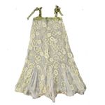 Free People Intimately Bali Flower Fields Maxi Slip Lilac Combo Women's Large Photo 3