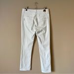 Paige | Optic White Hidden Hills Straight Leg Denim Jeans Sz 27 Photo 4