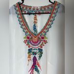 Johnny Was  Embroidered Tunic/Cover-Up Dress Size‎ Medium Photo 1