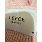 Legoe Pink Ribbed Knit Sleeveless Scoop Neck Maternity Bodycon Maxi Dress Size L Size L Photo 3