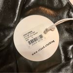 STAUD NWT Joan Yin Yang Dress Beaded Fringe Black Faux Leather Sleeveless sz 10 Photo 13