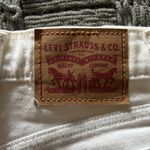 Levi's  White Jean Shorts for Women Photo 2