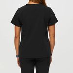 FIGS  Catarina One Pocket Scrub Top Black Size Small Photo 2