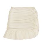 Princess Polly NWT LOADS OF LOVE LOW RISE MINI SKIRT CHAMPAGNE CURVE 14 Photo 2