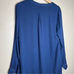 White House | Black Market Blue Blouse Size 8 Photo 5