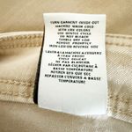 OAT | New York Jeans High Waist Wide Leg Crop Khaki Light Tan Raw Hem | 29, 8 Photo 9