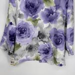Alfred Dunner Blazer Jacket Womens 14 White Purple Floral Easter Church NEW Photo 10