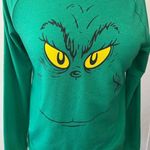 Dr. Seuss the grinch smiley eye crew neck green pullover long sleeve sweater S Photo 1