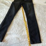 White Birch  Women's S Distressed Black Skinny Jeans Stretchy Classic Grunge Emo Photo 9