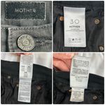 Mother Insider Crop Step Fray jeans Not Guilty 30 Black Photo 15