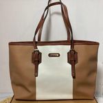 Dana Buchman  white and brown shoulder bag Photo 0