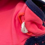 Lorna Jane Navy/Neon Perforated Sports Bra Photo 8