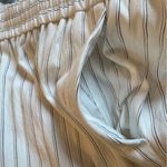 Mayson the Label white & black striped pants & collared button down top | size 4 Photo 10