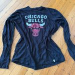 Chicago Bulls Long Sleeve Shirt Black Size M Photo 0