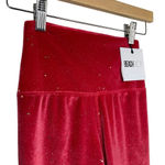 Beach Riot NWT Glitter Bike Short in Fiery Red Velvet Size XS Photo 8