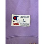 Supreme Champion Purple Stay In School Crewneck Sweatshirt large Photo 3