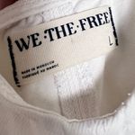 Free People  We The Free White High Roller Shortall‎ Romper Women’s Large Cotton Photo 6