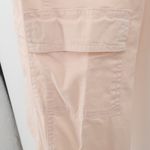 SO Blush Pink Cargo Jogger Pants Womens Belted Elastic Waist Comfort Size 16 Plus Photo 3