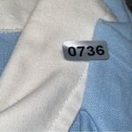 Duffield Lane Women’s Size L Chambray Blue White Linen Cotton Henley Dress Size L Photo 7