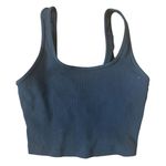 Aerie OFFLINE Ribbed Seamless Sports Bra Tank Top Black Size Small S Photo 0