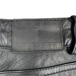 Tommy Hilfiger Vintage  Leather Straight Leg Pants Size 6 Photo 5