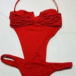 frankie's bikinis  One Piece Bathing Suit Red Photo 3