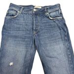 Free People  We The Free Maggie Mid Rise Straight Jeans In Sequoia Blue Size 26 Photo 5