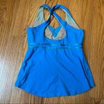 Lululemon blue with aqua trim tank size 8 Photo 1