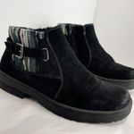 Earth Origins Black Suede Ankle Boots Photo 6