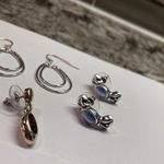 Lot Of 4 Costume Jewelry Pierced Earrings Mostly Dangle Mix Photo 9