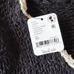 Free People #29 NWT Sicily Shell Sweater in Black Combo Photo 7