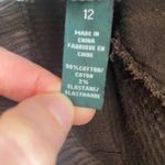 LRL Ralph Lauren Womens Size 12 Corduroy Pants Classic Bootcut Chocolate Brown Photo 2