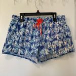 Lilly Pulitzer  Run Around Luxletic Short Bomber Blue Get Trunky Elephants Small Photo 1