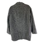 A New Day  Herringbone Double-Breasted Coat Black/White Wool Blend Womens L Photo 2