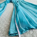 Zeus + Dione Silk Alcestes Palazzo Pants in Teal Blue Greece Size 36 (4 Photo 13