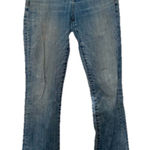 American Eagle Outfitters Blue Women's Distressed Flared Jeans Size 10 Photo 0