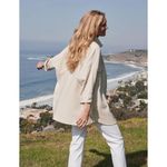 FRANK & EILEEN Mcloghlin Shirt Jacket in Natural Size X Photo 2